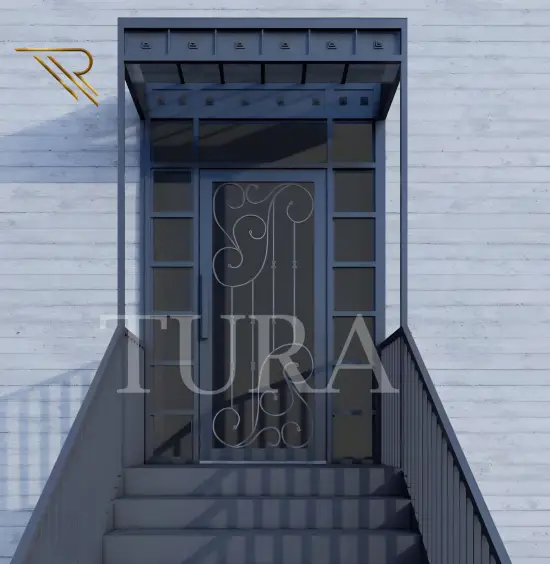 Apartman kapıları 